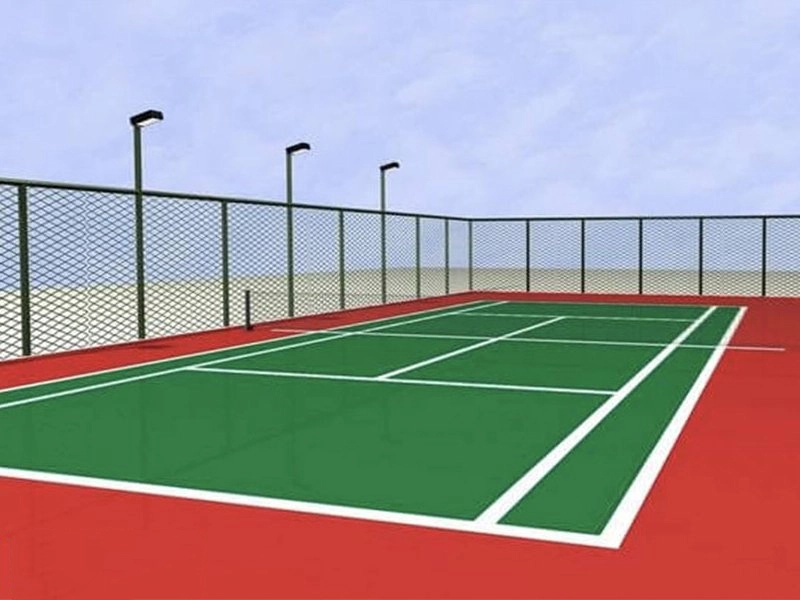 Giá thi công sân Tennis êm chân